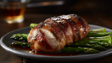 Bacon-Wrapped Grilled Chicken Flank