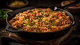 Cast Iron Dirty Rice