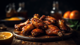 Smoked Georgia Peach Chicken Wings