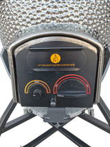 Elite | XR402 Deluxe Ceramic Kamado Grill | Charcoal (Gas Compatible)