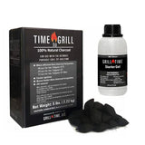 Accessory | 100% Natural Charcoal and Gel Bundle | Grill Time