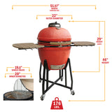 Classic | HD 1-Series Kamado Grill | Charcoal