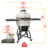 Professional | S-Series Ceramic Kamado Grill | Charcoal (Gas Compatible)