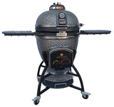 Elite | XR402 Deluxe Ceramic Kamado Grill | Charcoal (Gas Compatible)