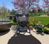 Elite | XR402 Deluxe Ceramic Kamado Grill | Charcoal (Gas Compatible)