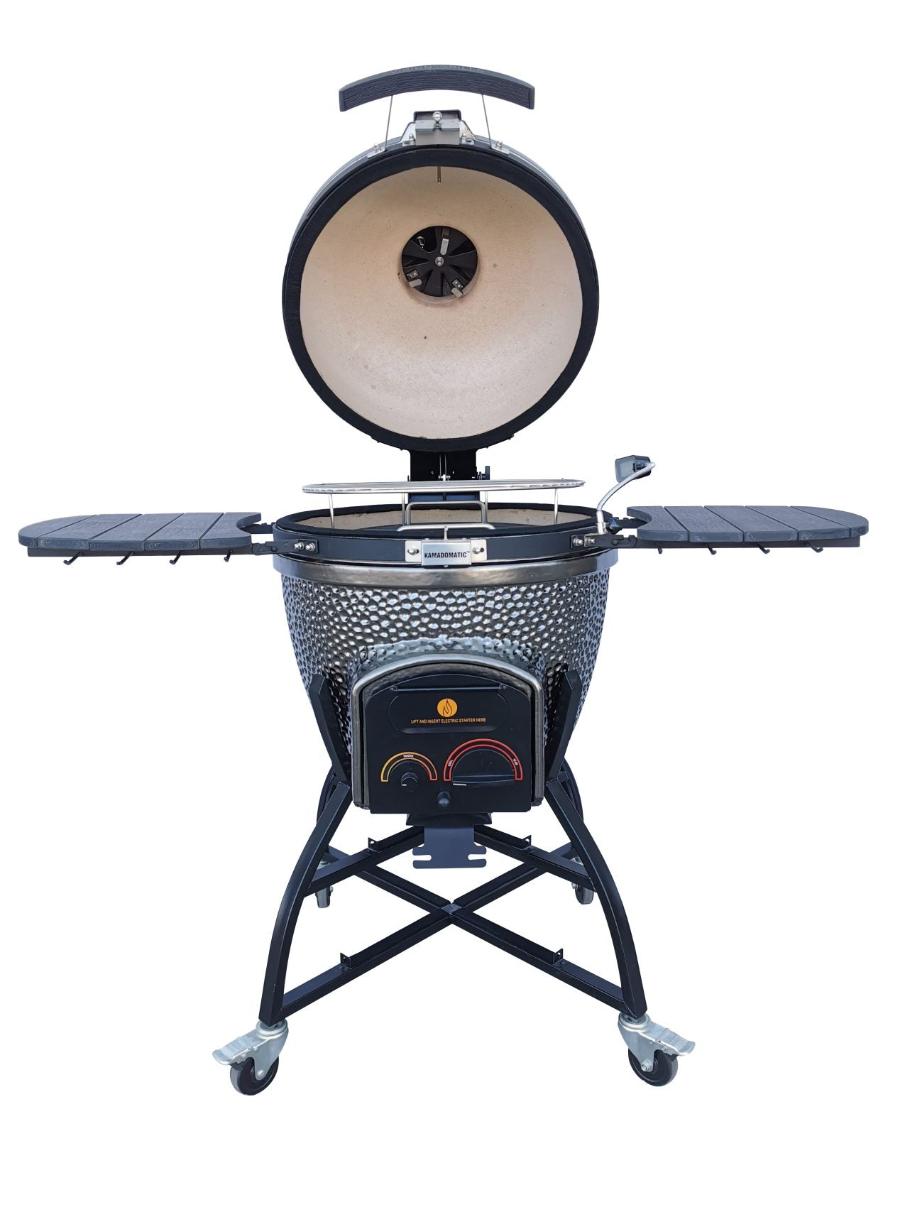 Elite | XD402 Deluxe Ceramic Kamado Grill | Charcoal (Gas Compatible)