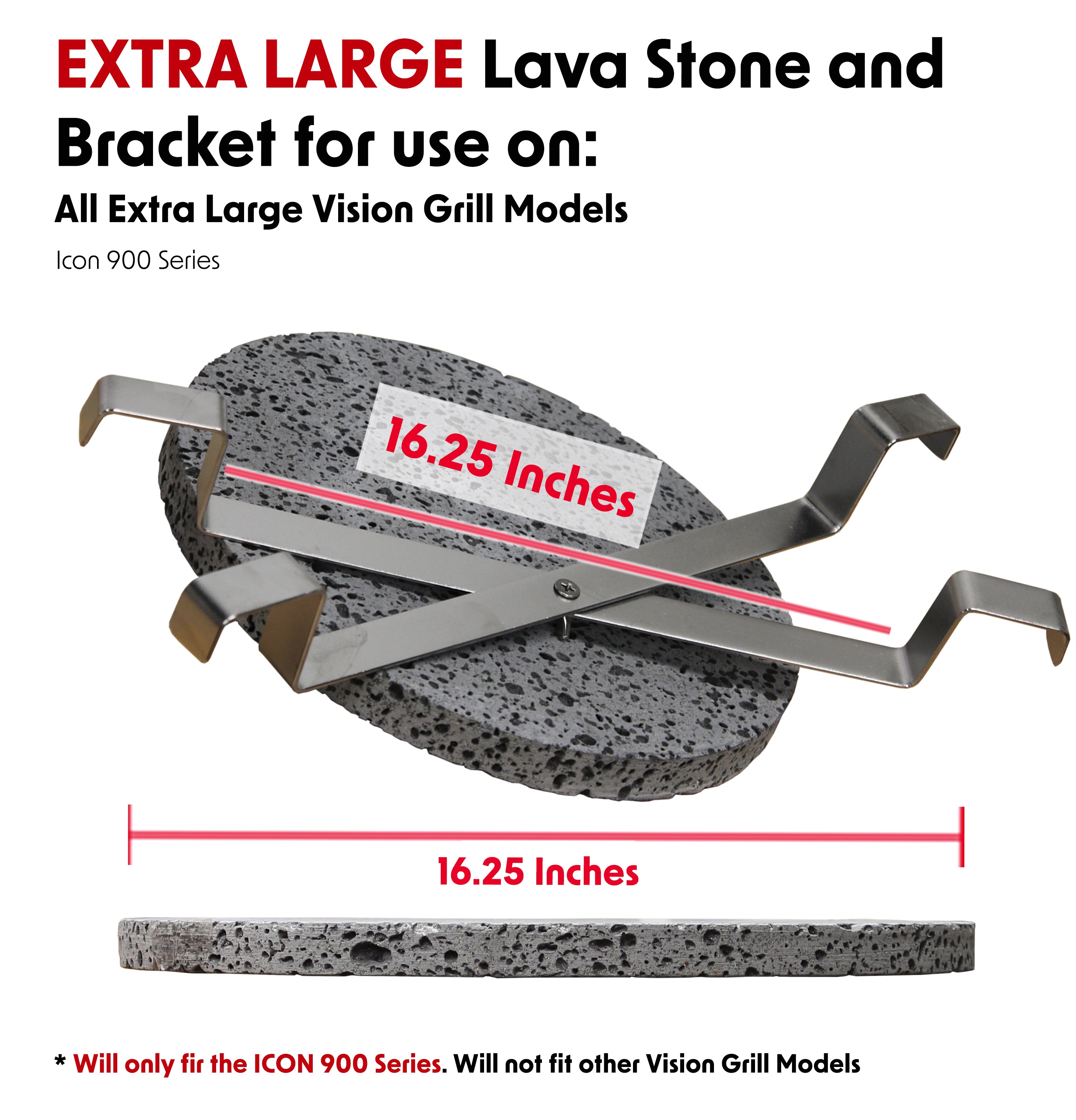 Vision grills clearance lava cooking stone